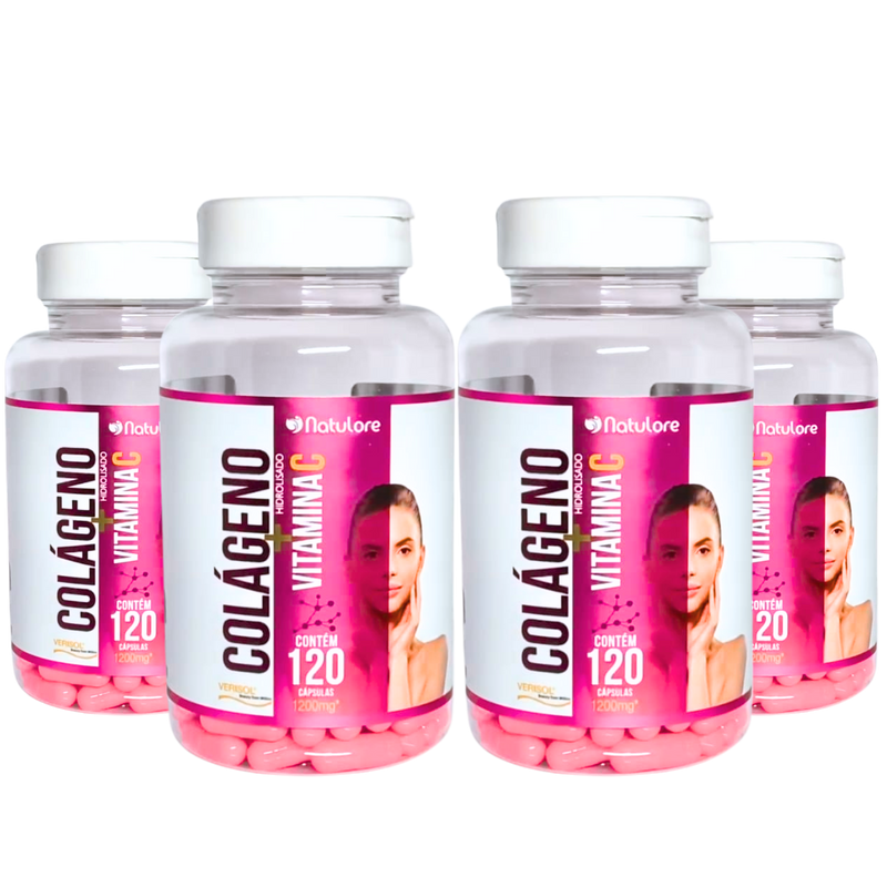 Colágeno + Vitamina C - Natulore (120) Cápsulas