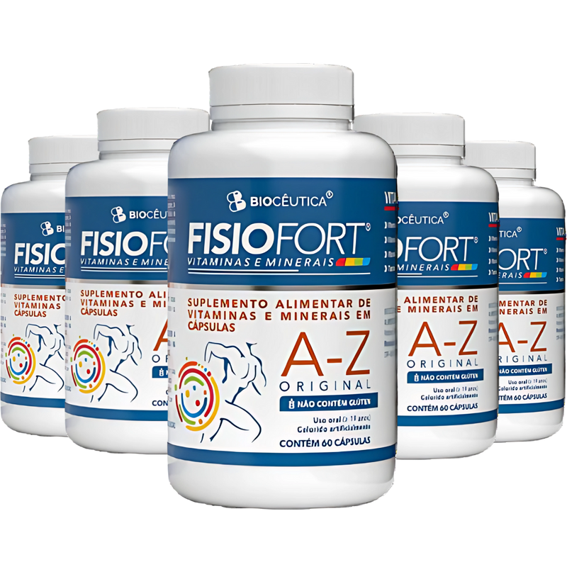 FisioFort Vitaminas e Minerais A-Z  (60) Cápsulas