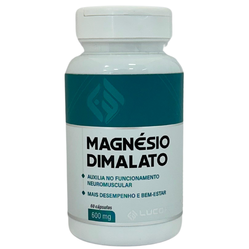 Magnésio Dimalato - Lucof 600mg