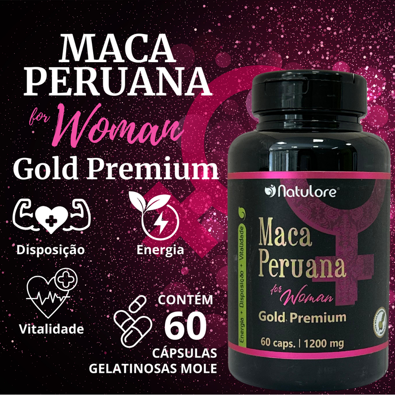 Maca Peruana for Woman Gold Premium (60) Cápsulas