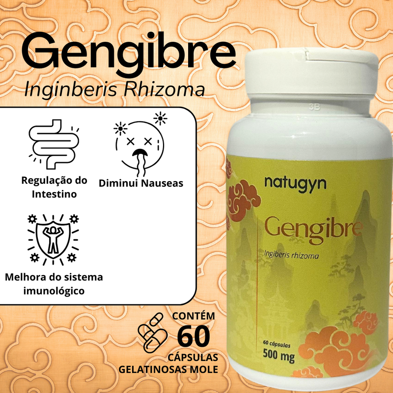 Gengibre - Natugyn 500mg