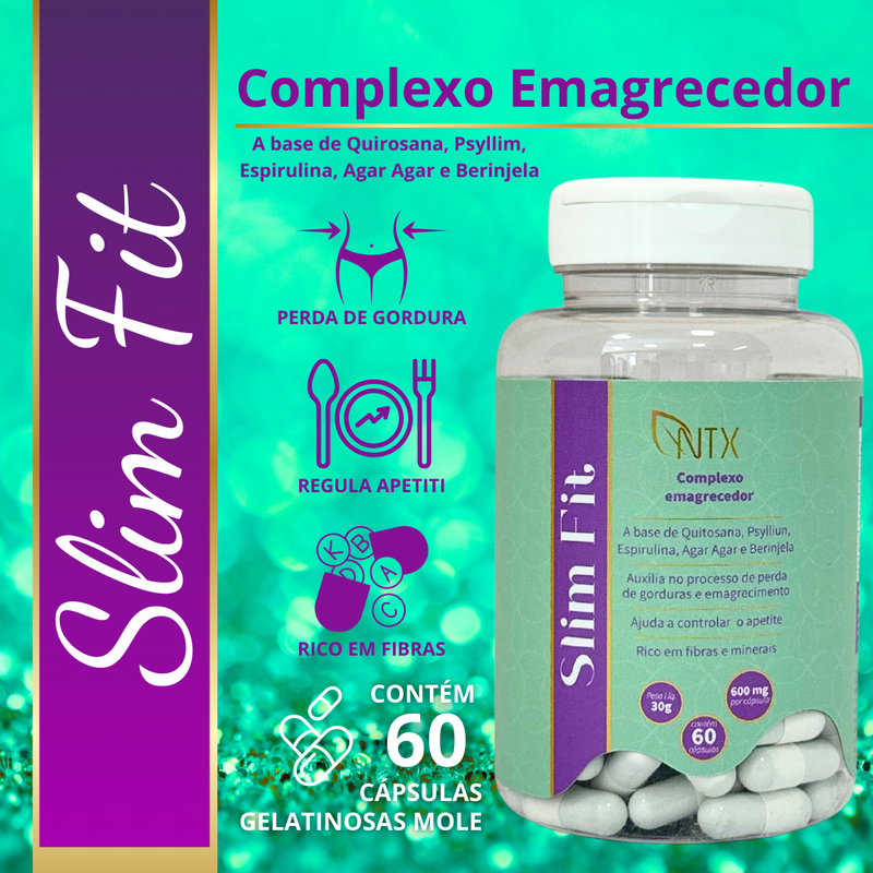 Kit 1 Colágeno + Vitamina C, 1 Slim Fit Complexo Emagressedor