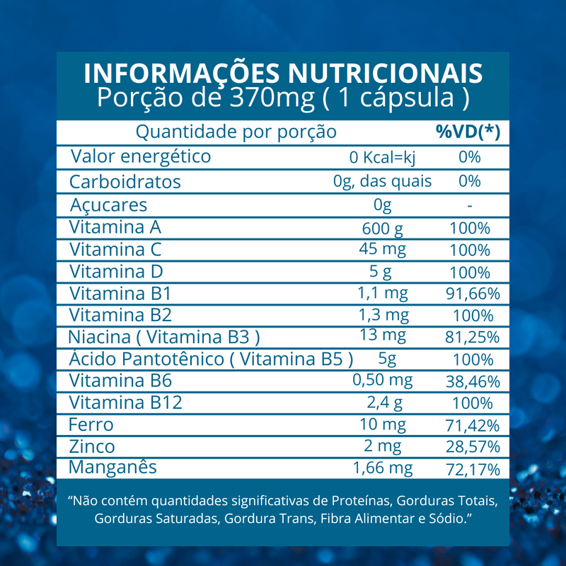 FisioFort Vitaminas e Minerais A-Z  (60) Cápsulas