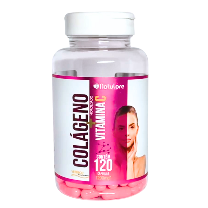 Colágeno + Vitamina C - Natulore (120) Cápsulas