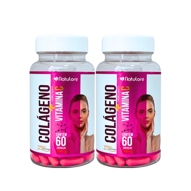 Colágeno + Vitamina C - Natulore (60) Cápsulas